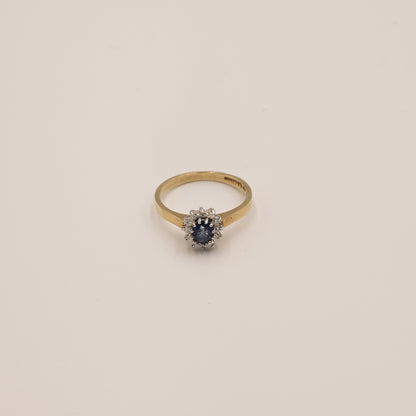 Elisabeth | Vintage Saffier & Diamant