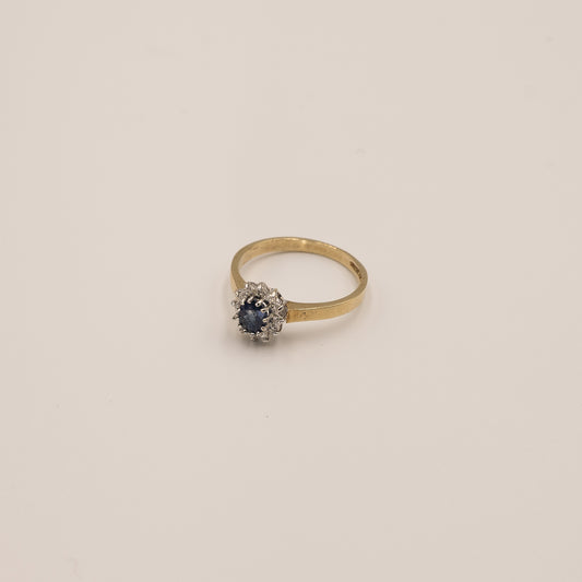 Elisabeth | Vintage Saffier & Diamant