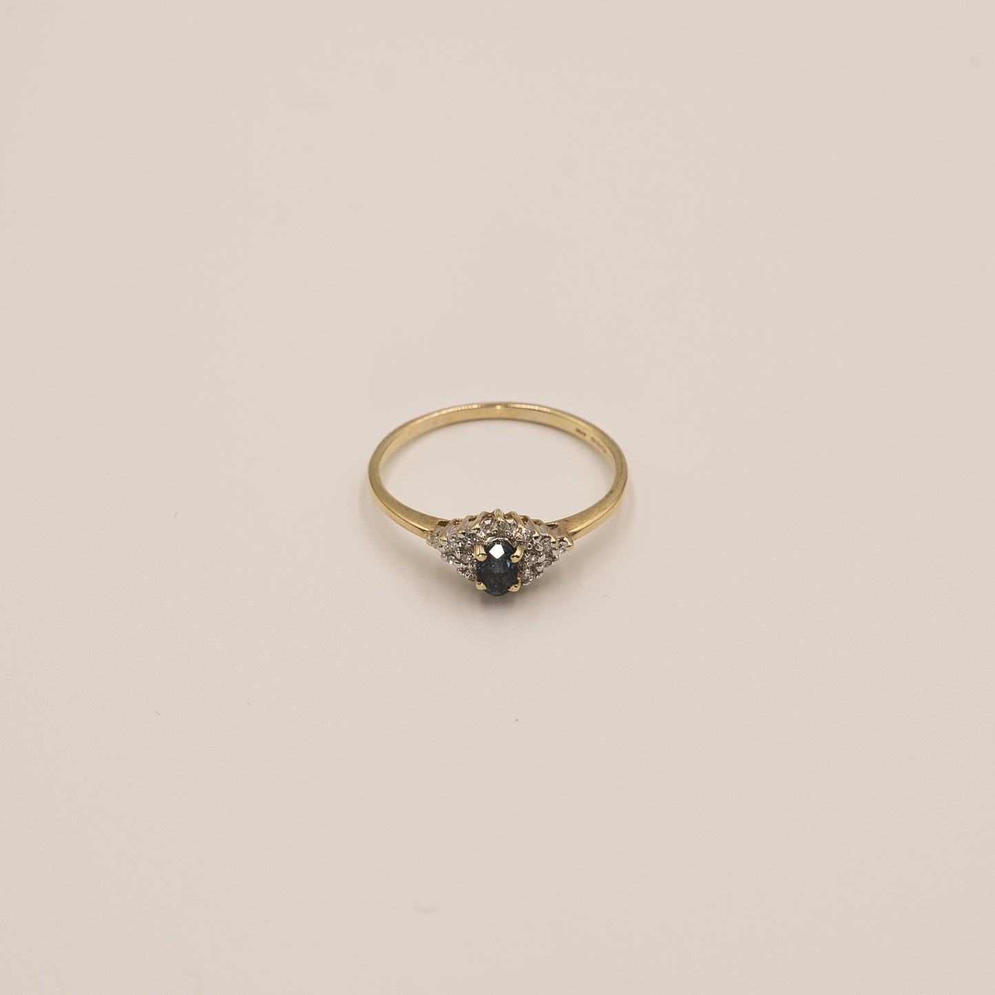 Elsie | Vintage Saffier & Diamant