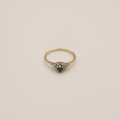 Elsie | Vintage Saffier & Diamant